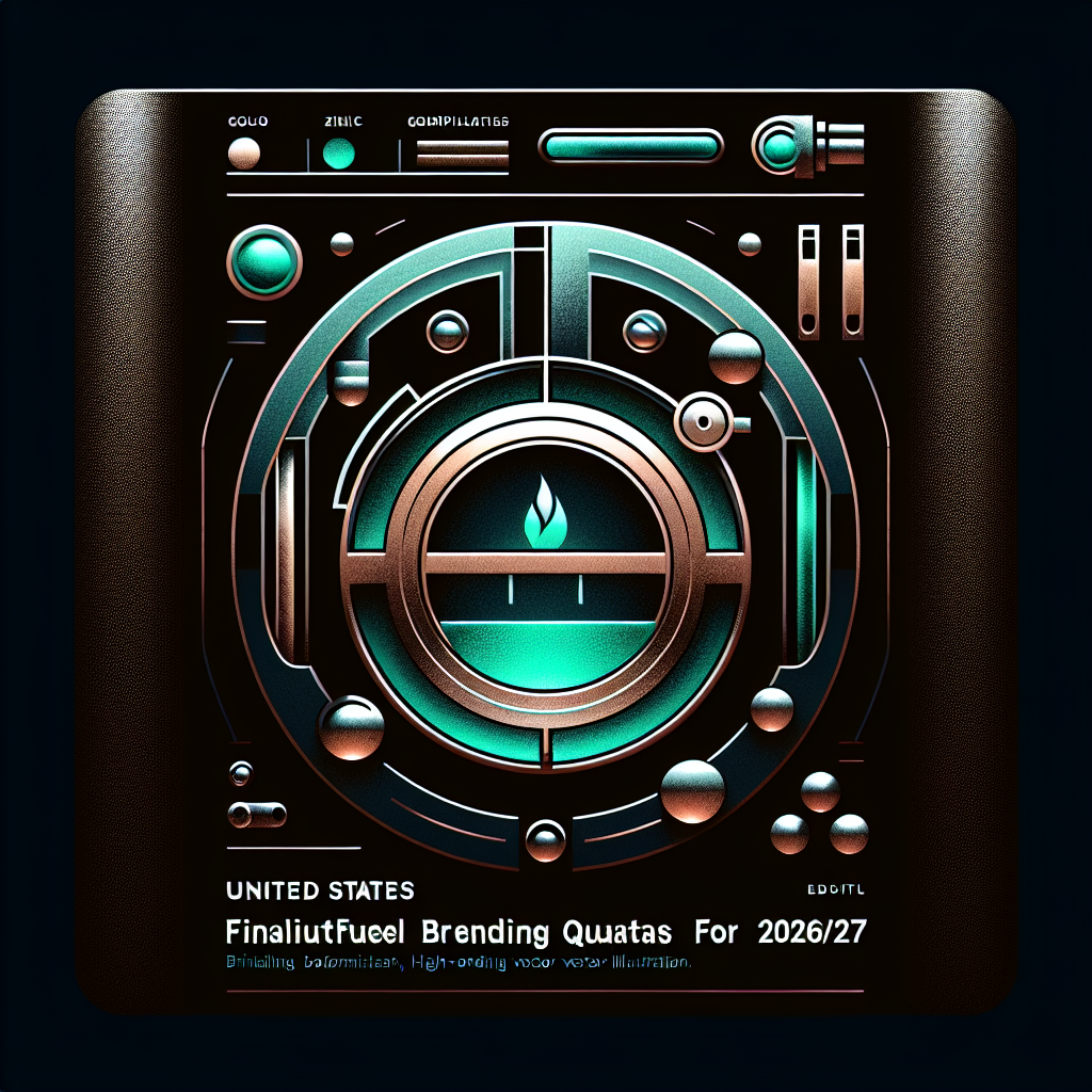 EUA finalizam cotas de mistura de biocombustíveis para 2026/27