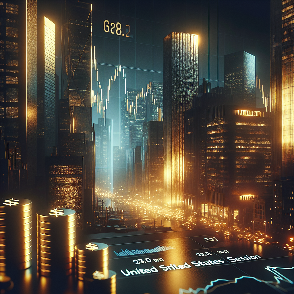 Os Futuros de Ouro subiram durante a sessão dos Estados Unidos