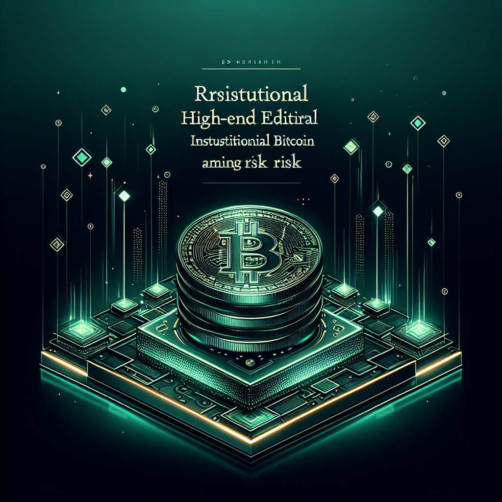 Preço do Bitcoin hoje: Resiliência institucional é testada em meio ao risco