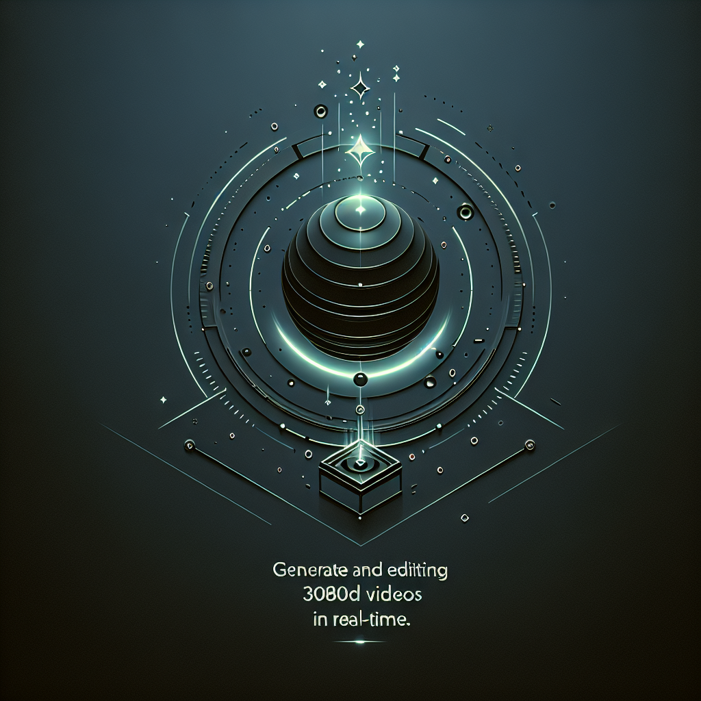 We can now generate and edit 30s 1080p videos in real-time