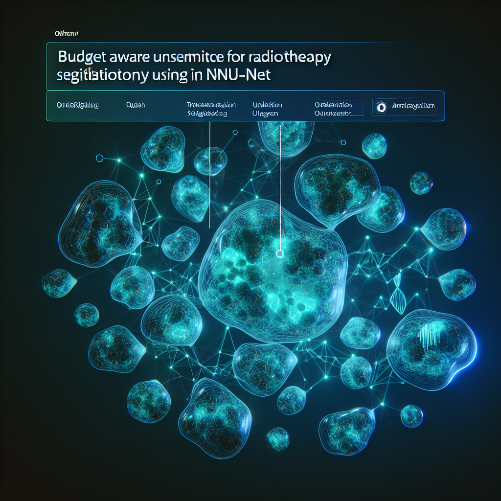 Budget-Aware Uncertainty for Radiotherapy Segmentation QA Using nnU-Net