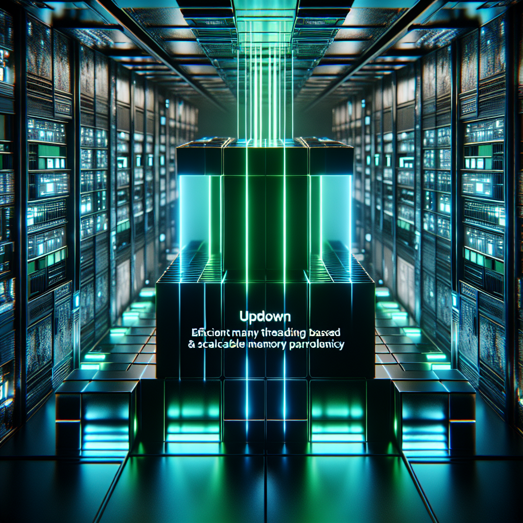UpDown: Efficient Manycore based on Many Threading & Scalable Memory Parallelism