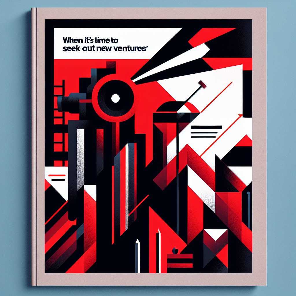 Quando vocês sentem que é hora de arrumar outra coisa?