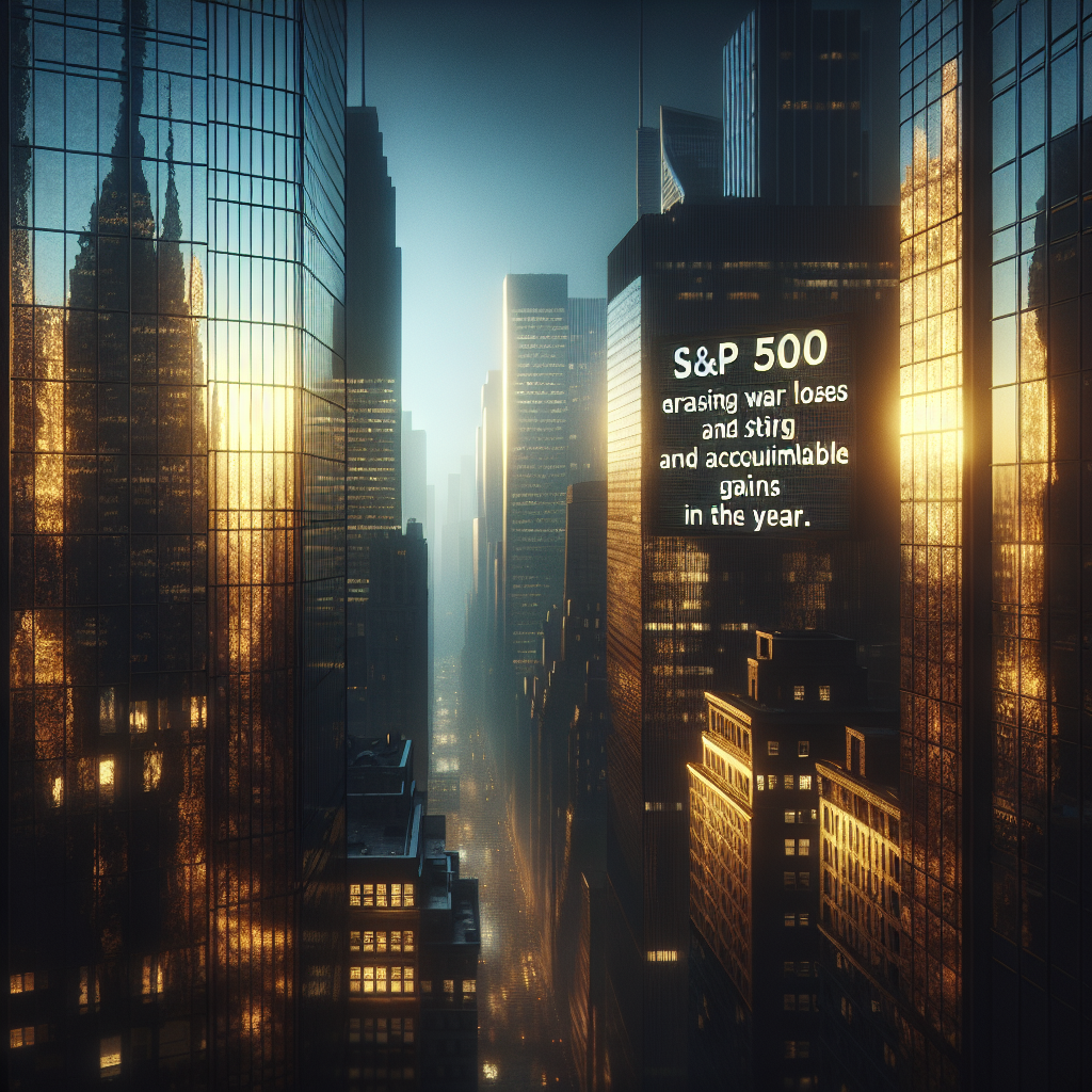 S&P 500 apaga perdas da guerra e passa a acumular ganhos no ano