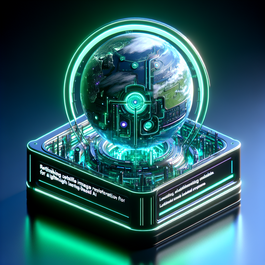 Rethinking Satellite Image Restoration for Onboard AI: A Lightweight Learning-Based Approach