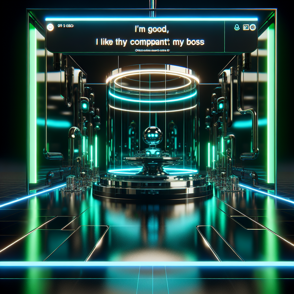 Estou bem, gosto da empresa e confio no meu chefe.