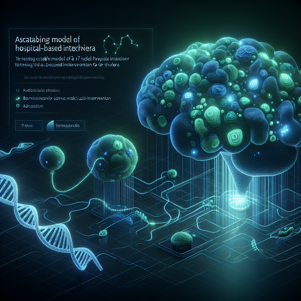 Testing a Scalable Model of the Cholera Hospital-Based Intervention for 7 Days (CHoBI7)