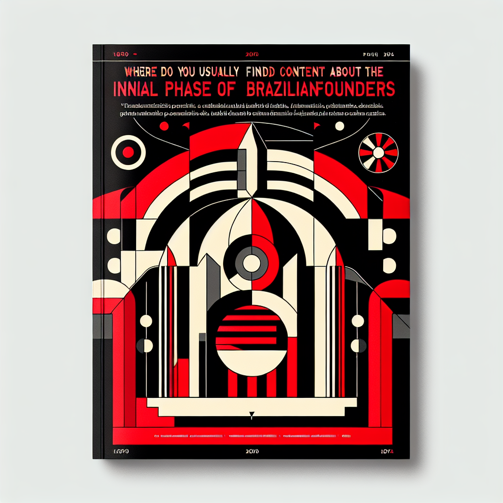 Onde vocês costumam encontrar conteúdo bom sobre a fase inicial de fundadores brasileiros?