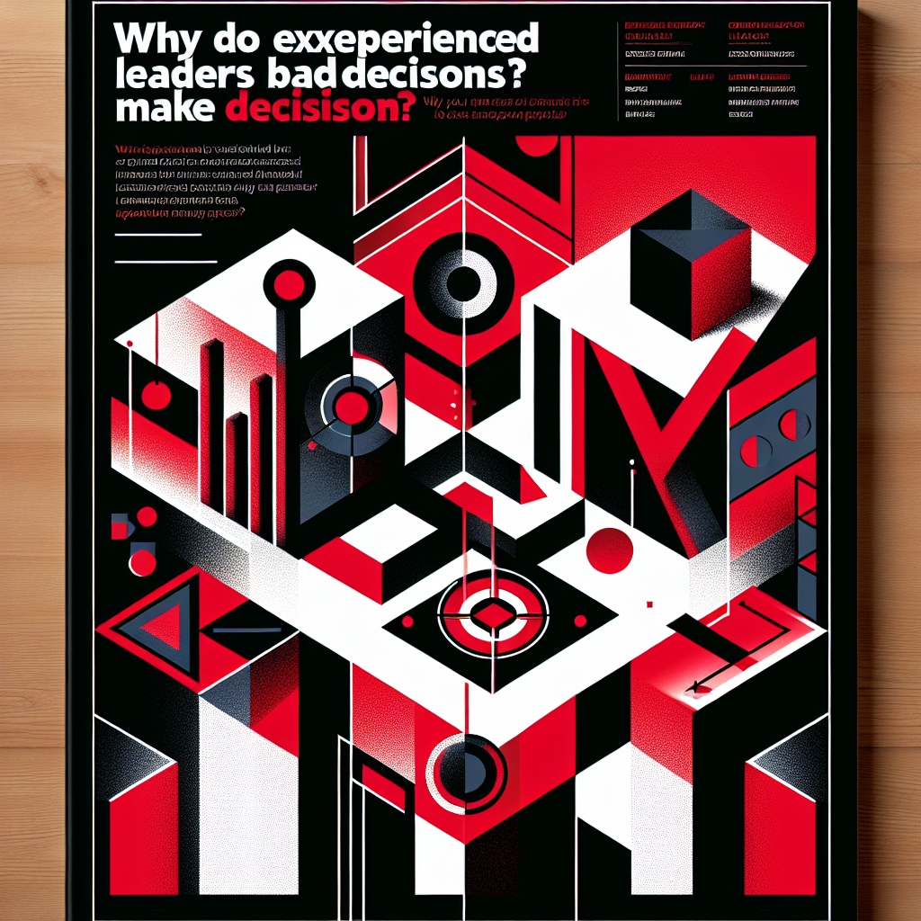 Por que líderes experientes tomam decisões ruins?