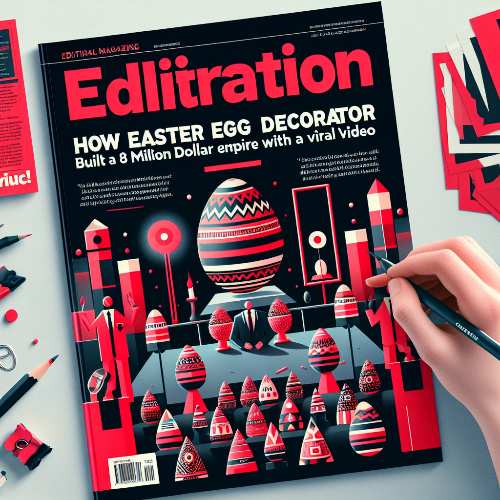 Como um decorador de ovos de páscoa criou um império de US$ 8 milhões com um vídeo viral