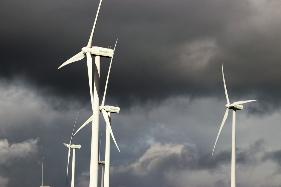 Wind turbine is being used to produce zero-carbon "green ammonia" fertilizer