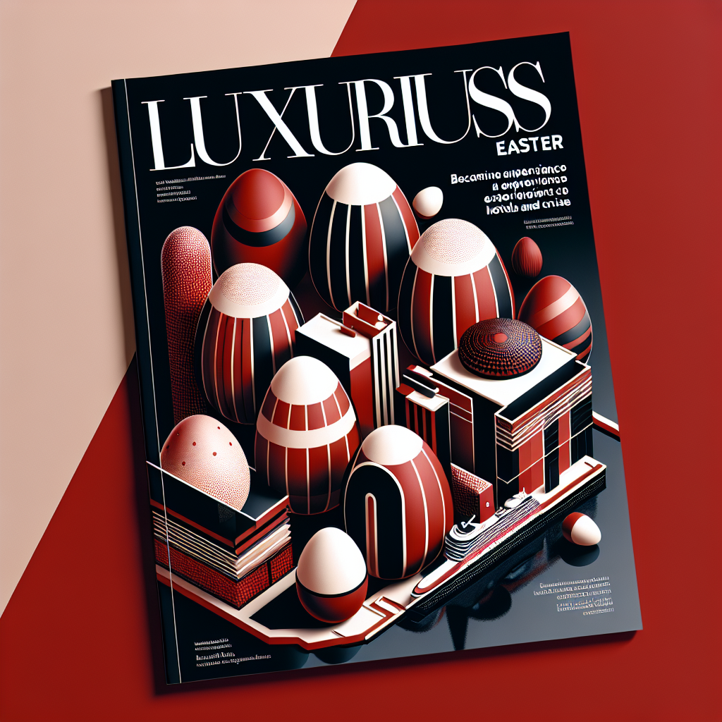 Páscoa de luxo: ovos viram experiência em hotéis e cruzeiros