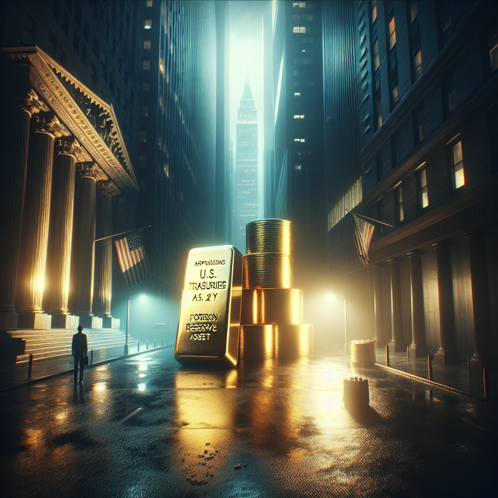 Gold overtakes U.S. Treasuries as the largest foreign reserve asset