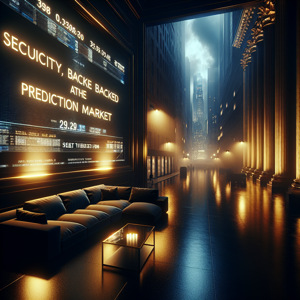 Título lastreado em mercado de previsões chega a Wall Street