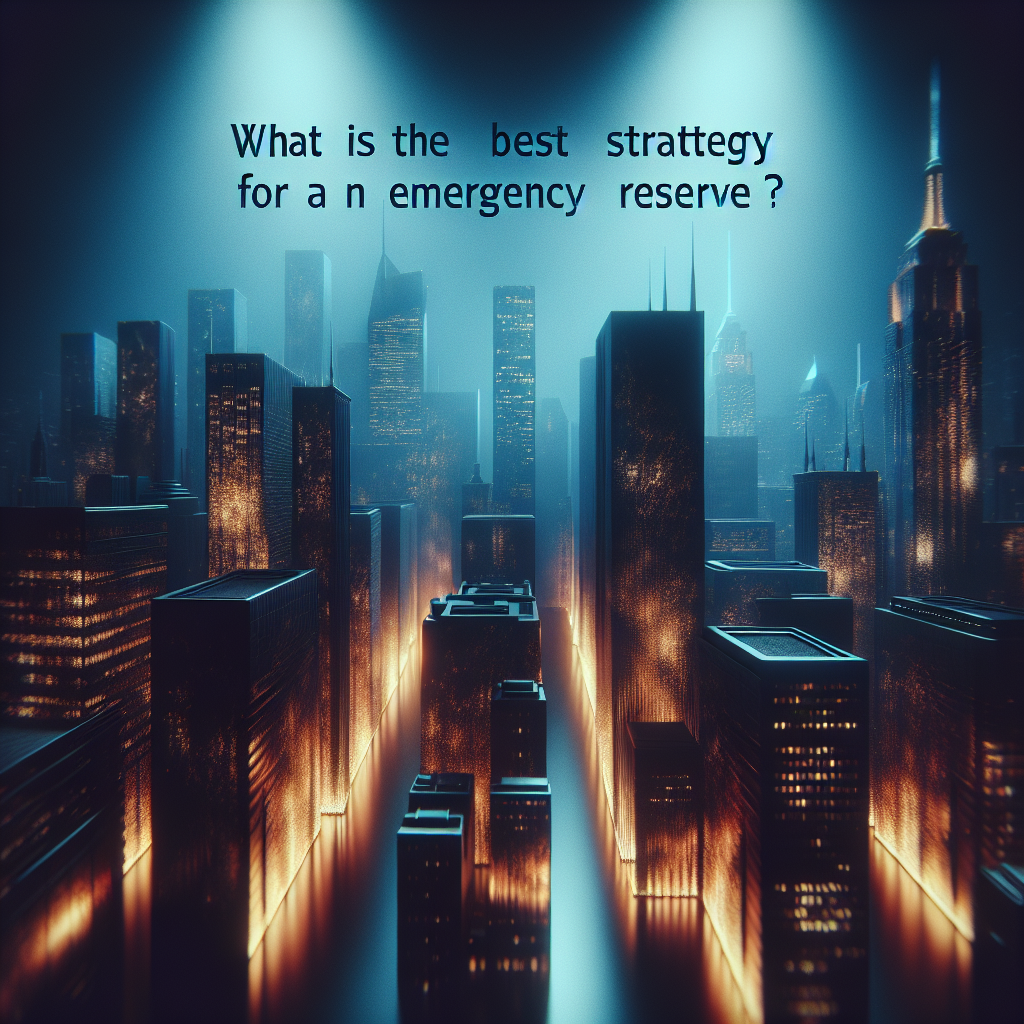 Qual a melhor estratégia para reserva de emergência?