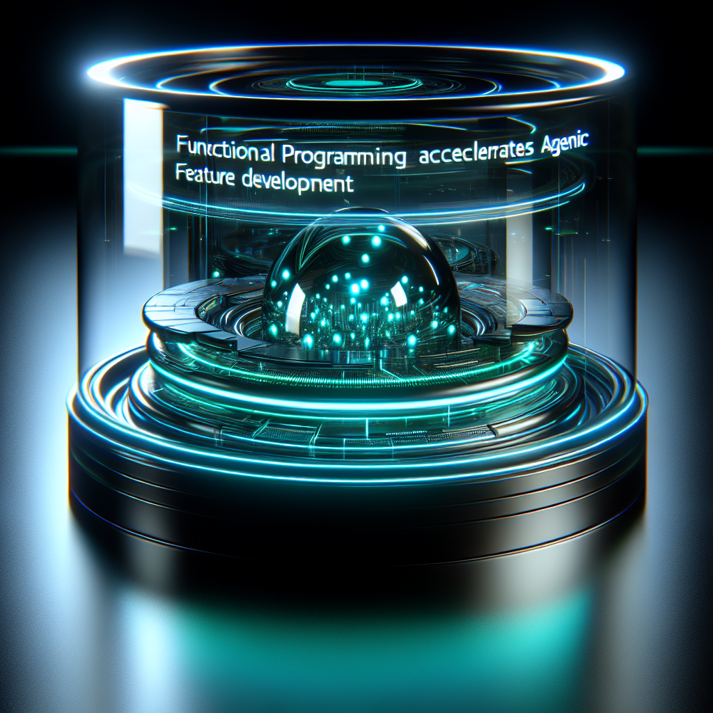 Functional programming accellerates agentic feature development