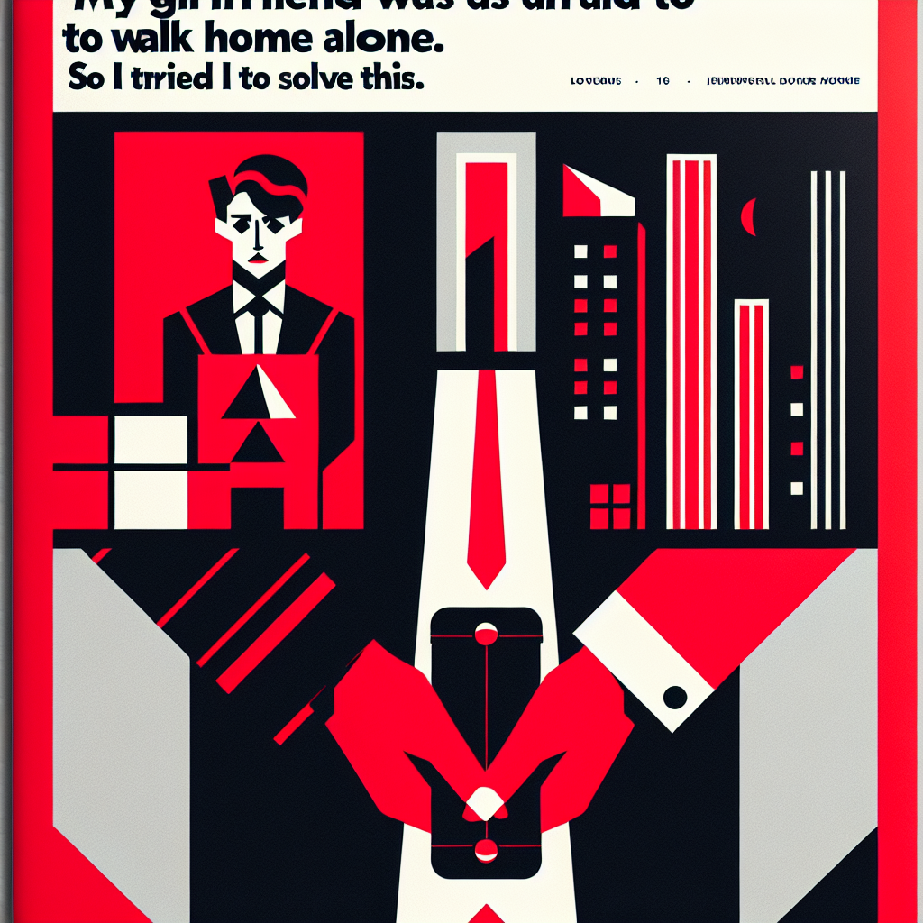 Minha namorada tinha medo de voltar sozinha para casa. Então tentei resolver isso.