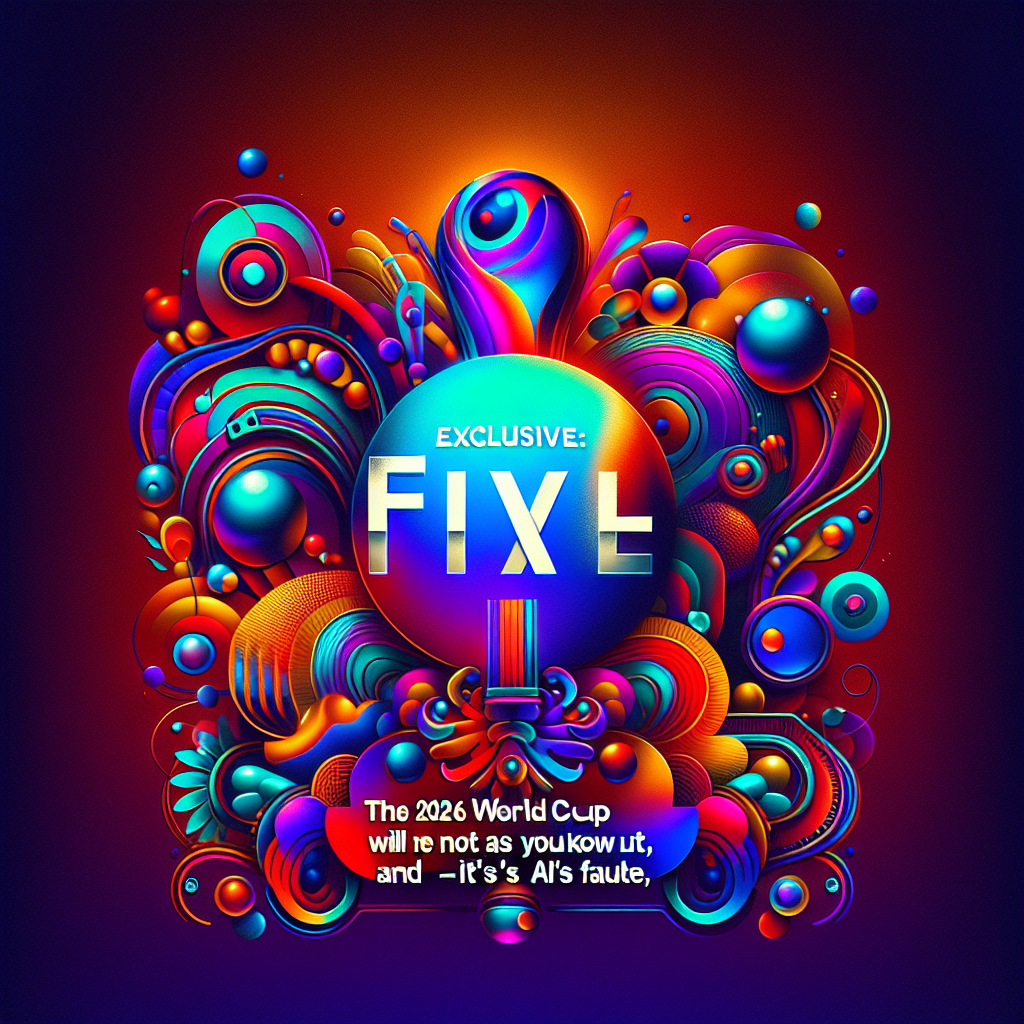 EXCLUSIVO: A Copa de 2026 não será como você conhece — e a 'culpa' é da IA
