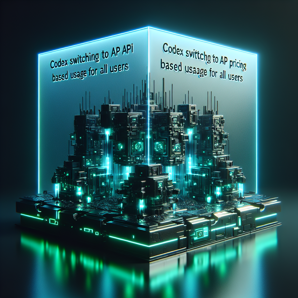 Codex is switching to API pricing based usage for all users
