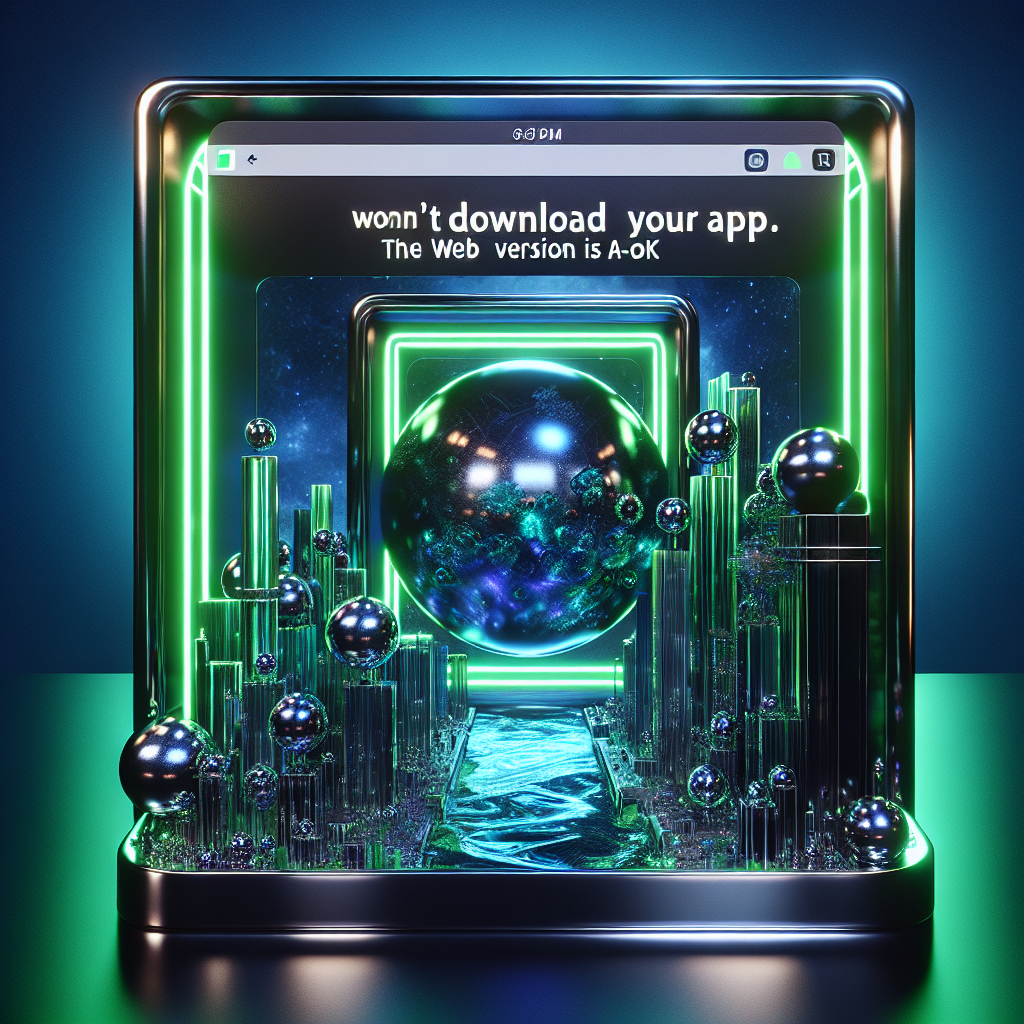 I Won't Download Your App. The Web Version Is A-OK