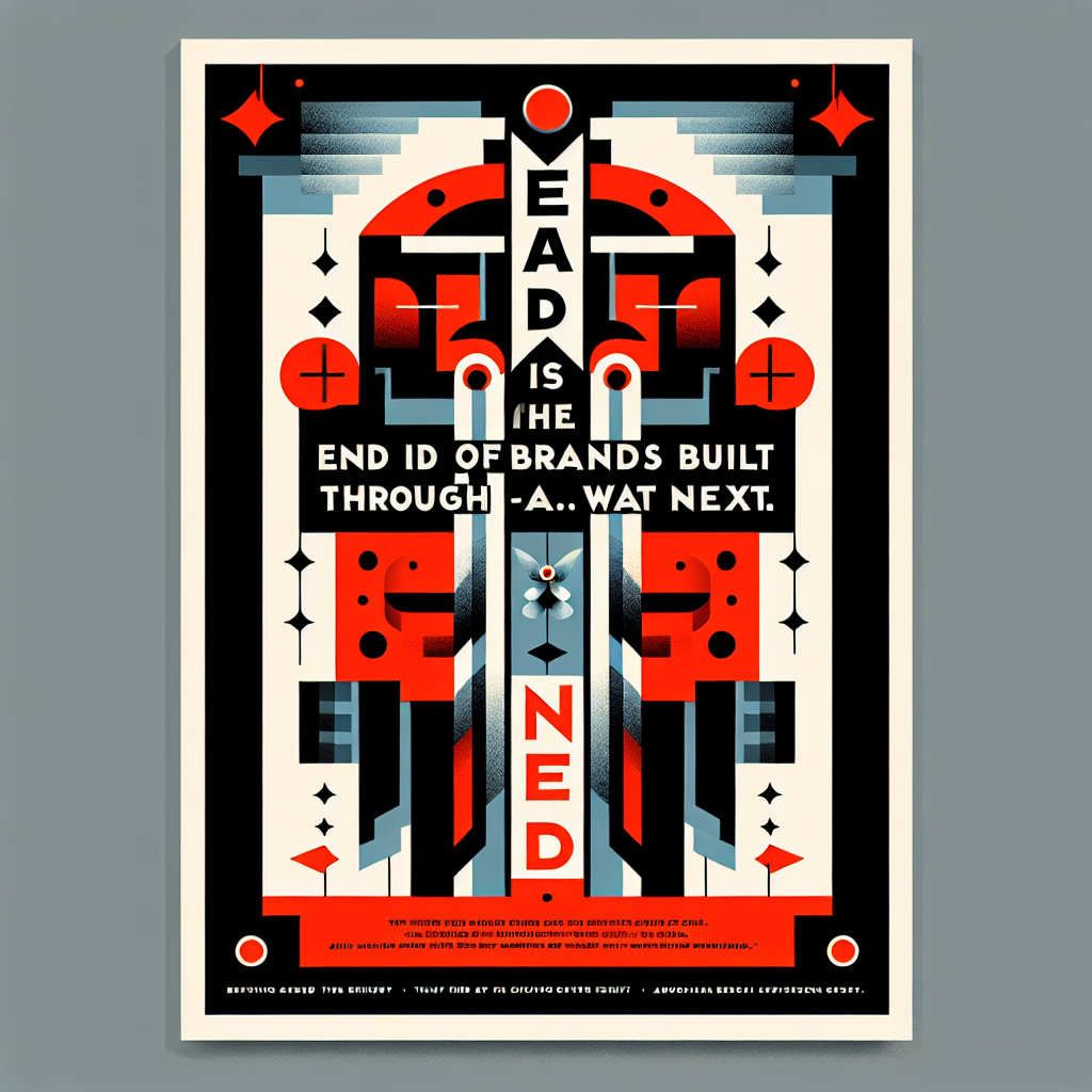 O fim das marcas construídas pela propaganda — e o que vem depois