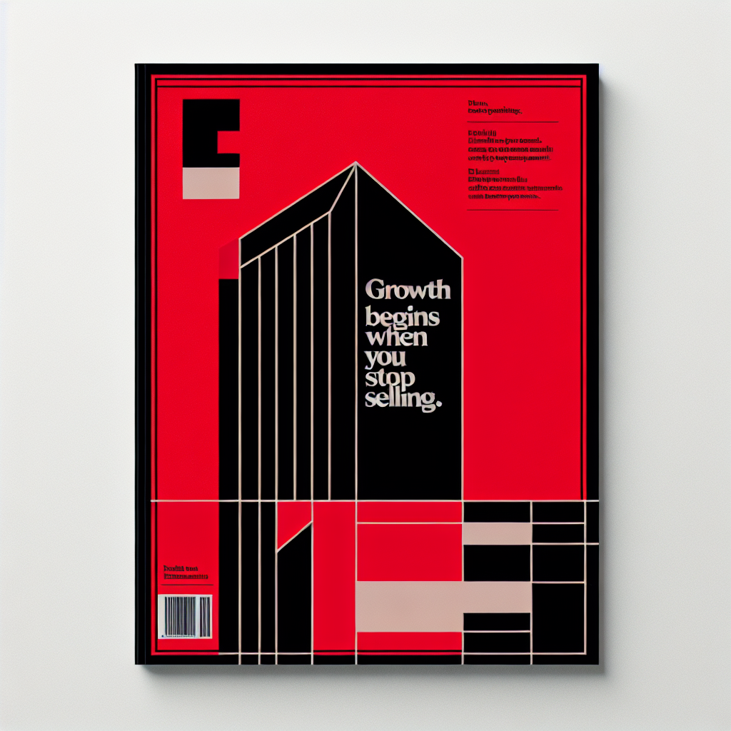 O crescimento começa quando você para de vender