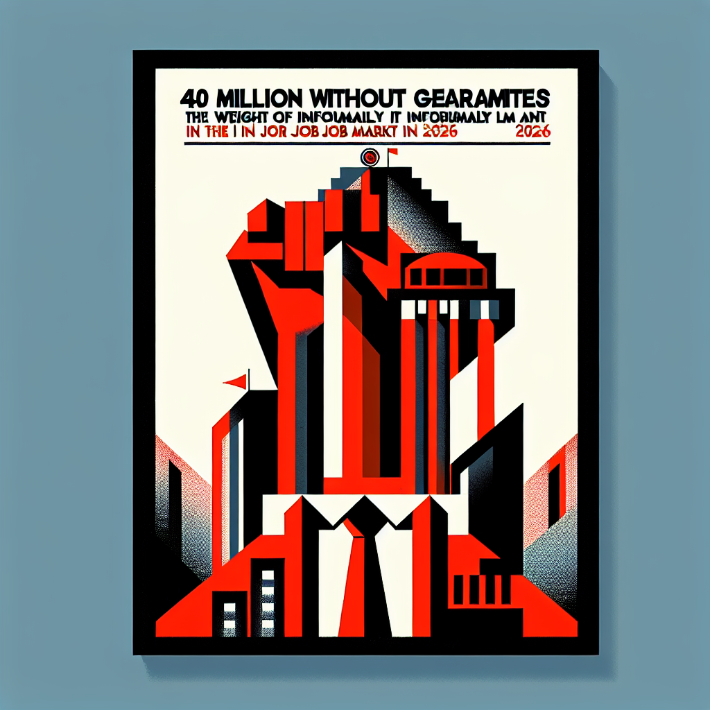 40 milhões sem garantias: o peso da informalidade no mercado de trabalho em 2026