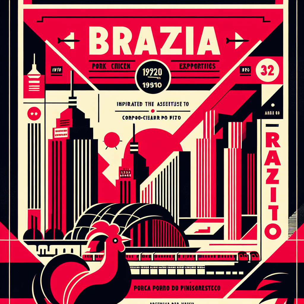 Exportação de carne suína do Brasil tem recorde em março; embarque de frango cresce apesar da guerra