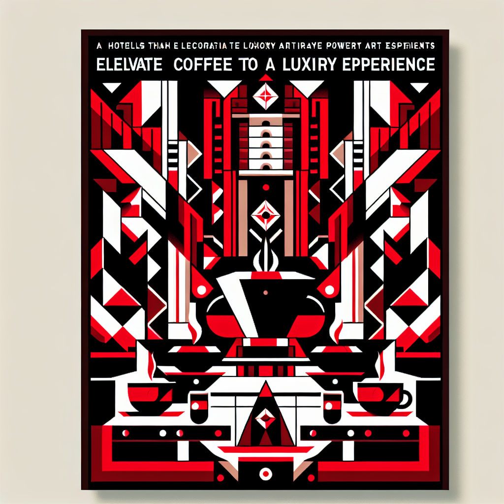 Hotéis que elevam o café à experiência de luxo