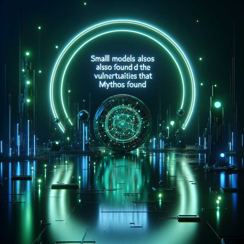 Small models also found the vulnerabilities that Mythos found