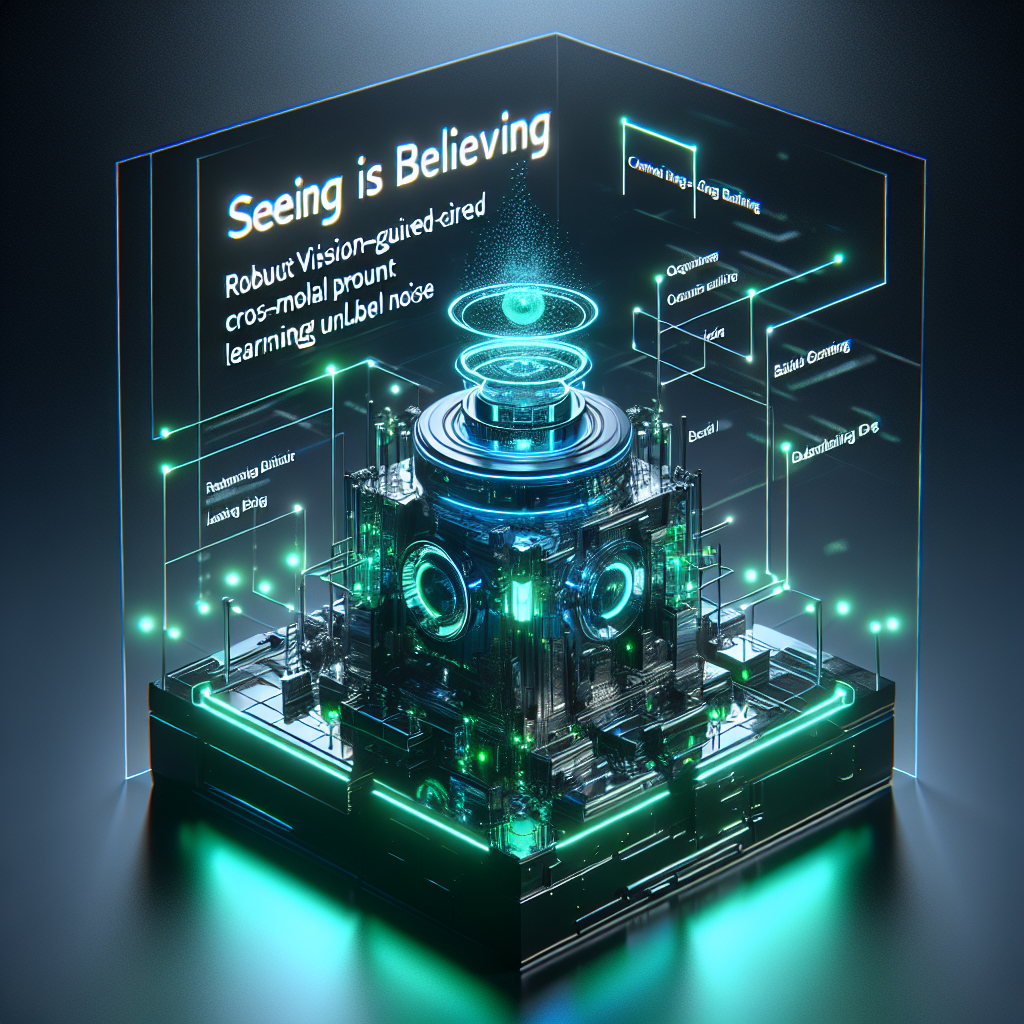 Seeing is Believing: Robust Vision-Guided Cross-Modal Prompt Learning under Label Noise